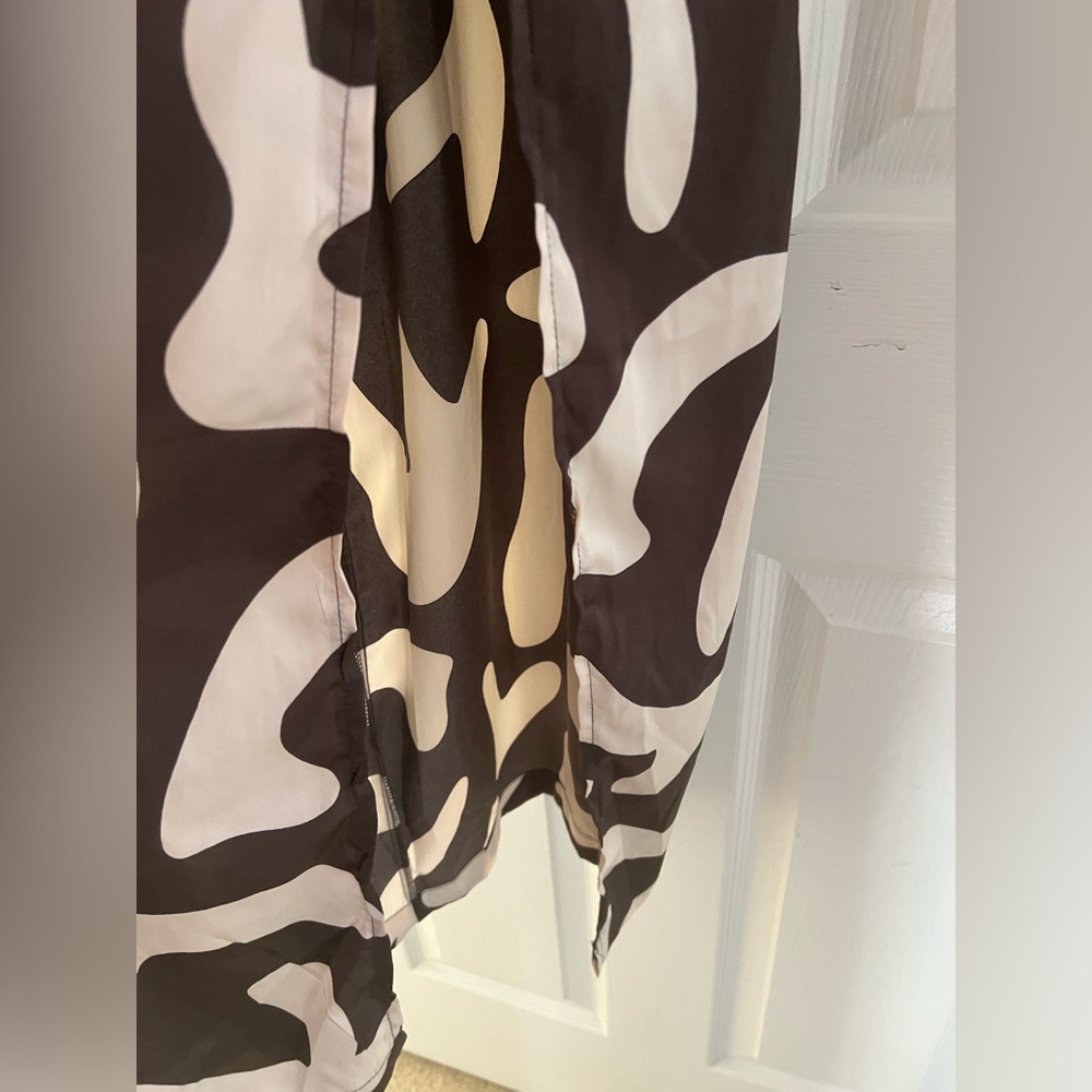 Chocolate brown and cream maxi dress - Picture 11 of 14